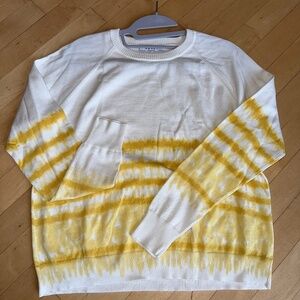 KoKun yellow tie dye sweater, M. CB1913